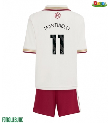 Arsenal Gabriel Martinelli #11 Tredjeställ Barn 2025-26 Kortärmad (+ Korta byxor)